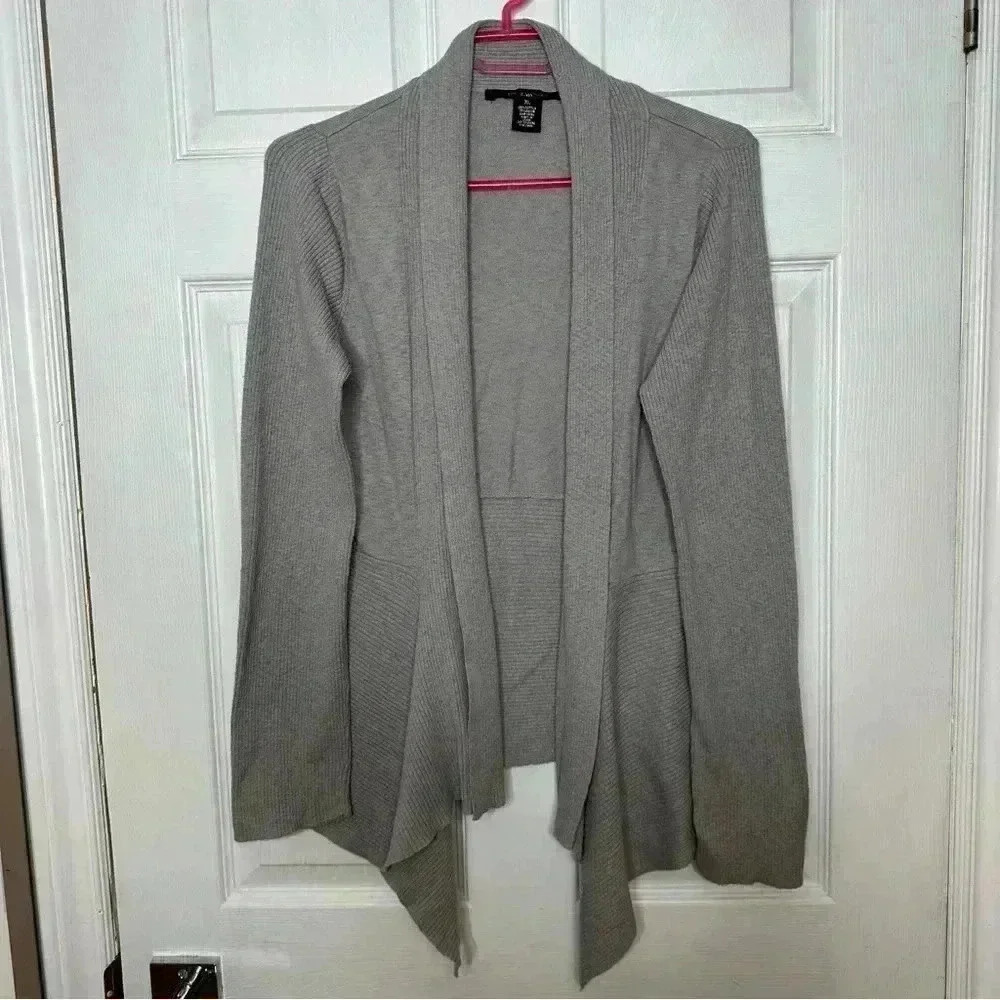 89th & Madison Cardigan Grey Size Extra Large